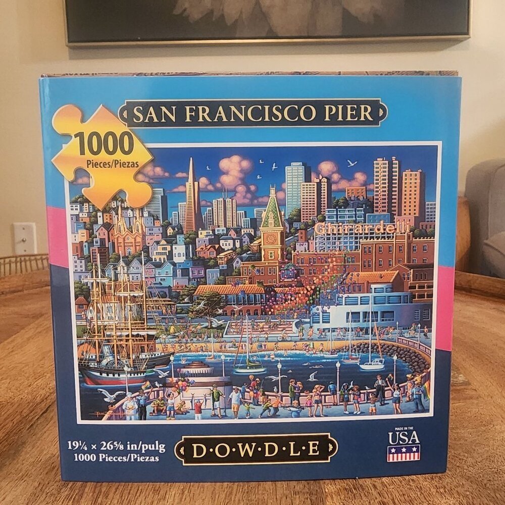 Dowdle San Francisco Pier 1000 Piece Puzzle - New & Sealed